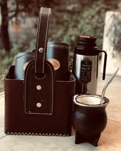 combo de bolso mate y termo